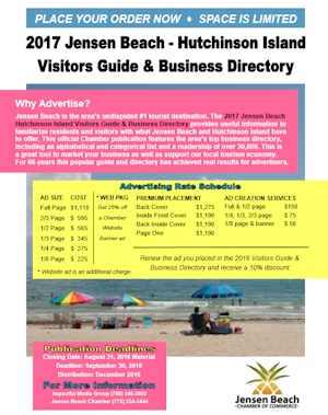 2017 visitors guide business directory jensen beach chamber of flyer marketing local business directory